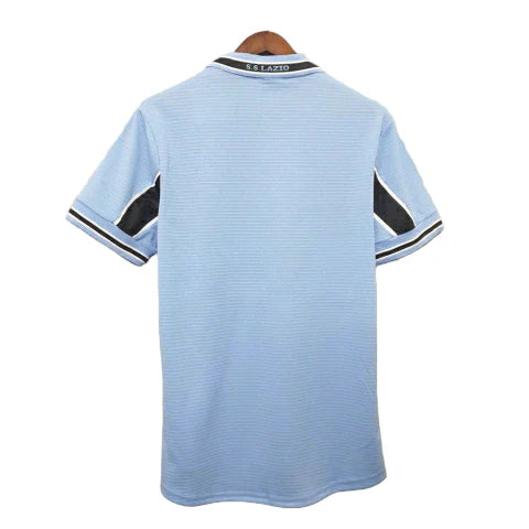 Camisa Lazio Retrô 1999/2000 Azul e Preta - Puma