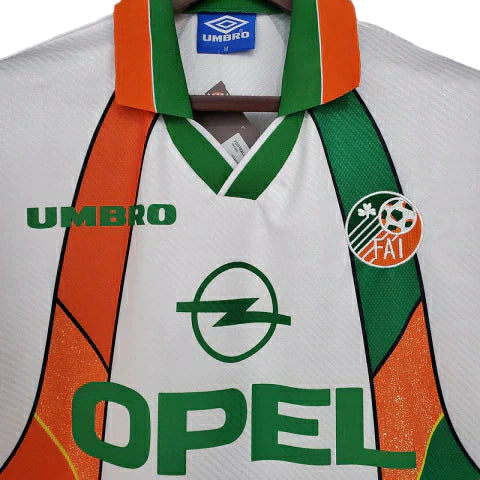 Camisa Irlanda Retrô 1994/1996 Branca, Laranja e Verde - Umbro