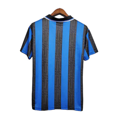 Camisa Inter de Milão Retrô 1997/1998 Azul e Preta - Umbro