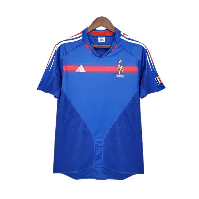 Camisa França Retrô 2004 Azul - Adidas