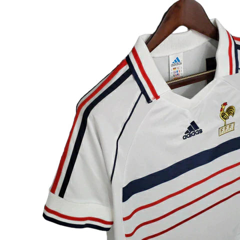 Camisa França Retrô 1998 Branca - Adidas