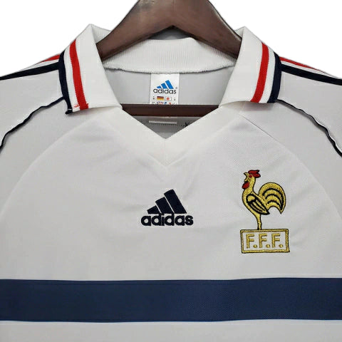 Camisa França Retrô 1998 Branca - Adidas