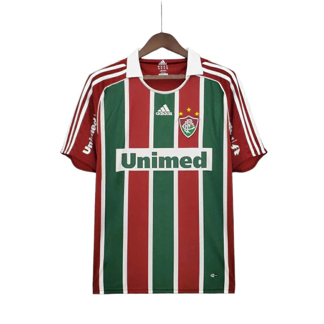 Camisa Fluminense Retrô 2008/2009 Vermelha e Verde - Adidas