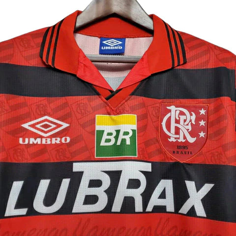 Camisa Flamengo Retrô 1995 Vermelha e Preta - Umbro