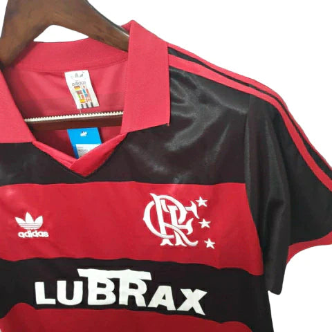 Camisa Flamengo Retrô 1990 Vermelha e Preta - Adidas