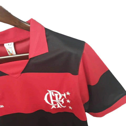 Camisa Flamengo Retrô 1982 Vermelha e Preta - Adidas