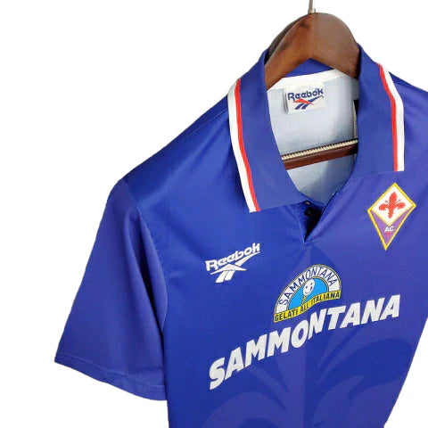 Camisa Fiorentina Retrô 1995/1996 Azul - Reebok