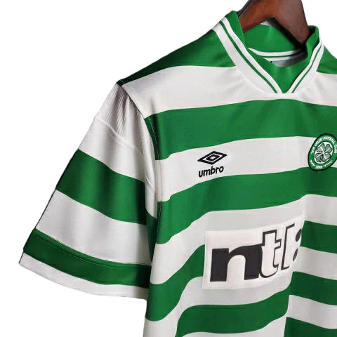 Camisa Celtic Retrô 1999/2000 Verde e Branca - Umbro