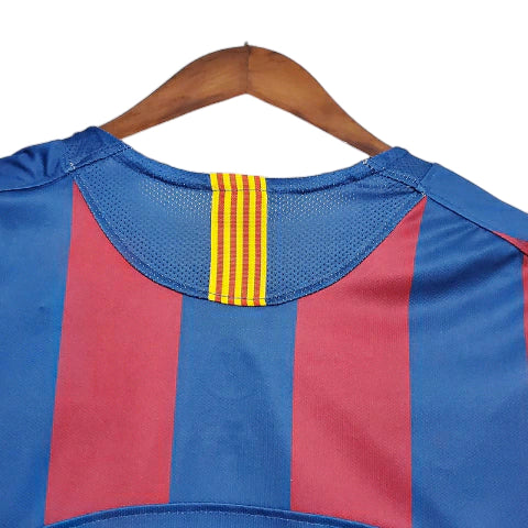 Camisa Barcelona Retrô 2006 Azul e Vermelha - Nike