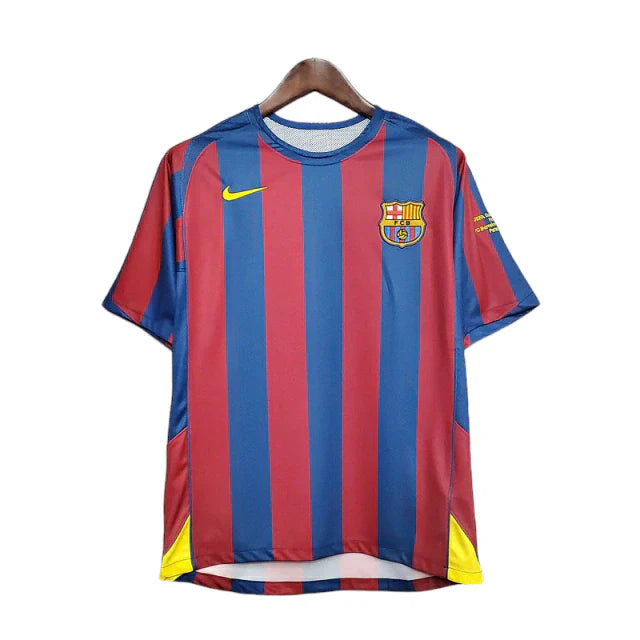 Camisa Barcelona Retrô 2006 Azul e Vermelha - Nike