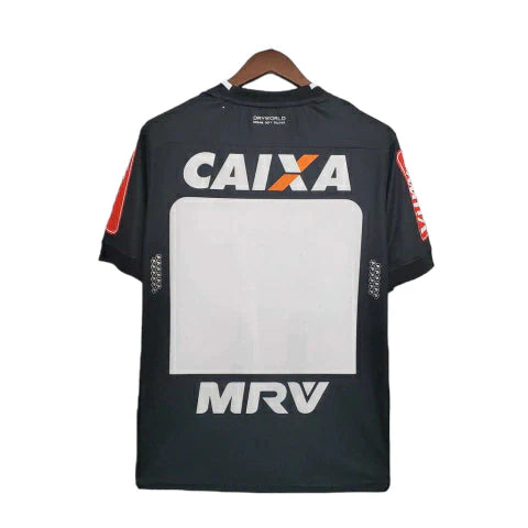 Camisa Atlético MG Retrô 2016/2017 Preta e Branca - Dry World