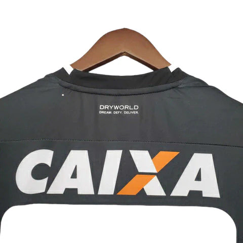 Camisa Atlético MG Retrô 2016/2017 Preta e Branca - Dry World