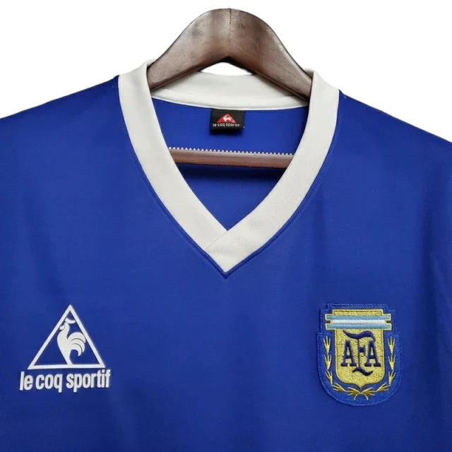 Camisa Argentina Retrô 1986 Azul - Le Coq