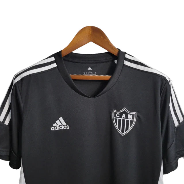 Camisa Atlético Mineiro I 22/23 Torcedor Masculina - Preta com detalhes em branco