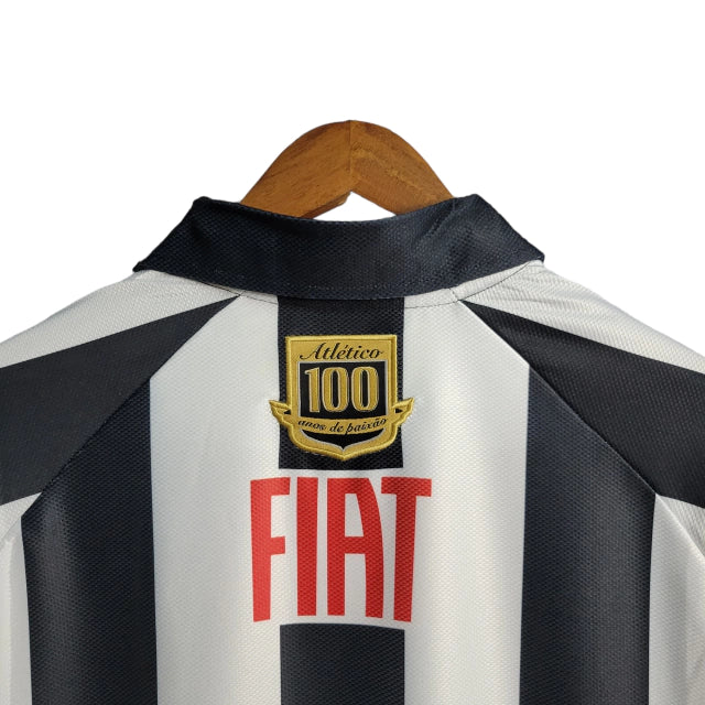 Camisa Atlético Mineiro Edição especial 2008 Masculina Retrô - Preta com detalhes em branco