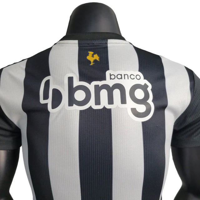 Camisa Atlético Mineiro II 1996 Jogador Masculino - Branco com detalhes em preto