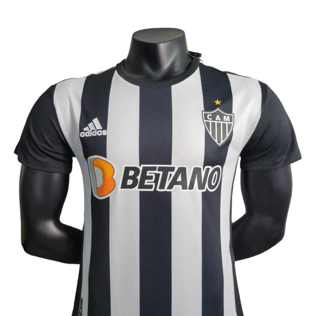 Camisa Atlético Mineiro II 1996 Jogador Masculino - Branco com detalhes em preto