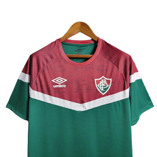 Camisa Fluminense Treino I 23/24 Umbro Torcedor Masculina - Tricolor